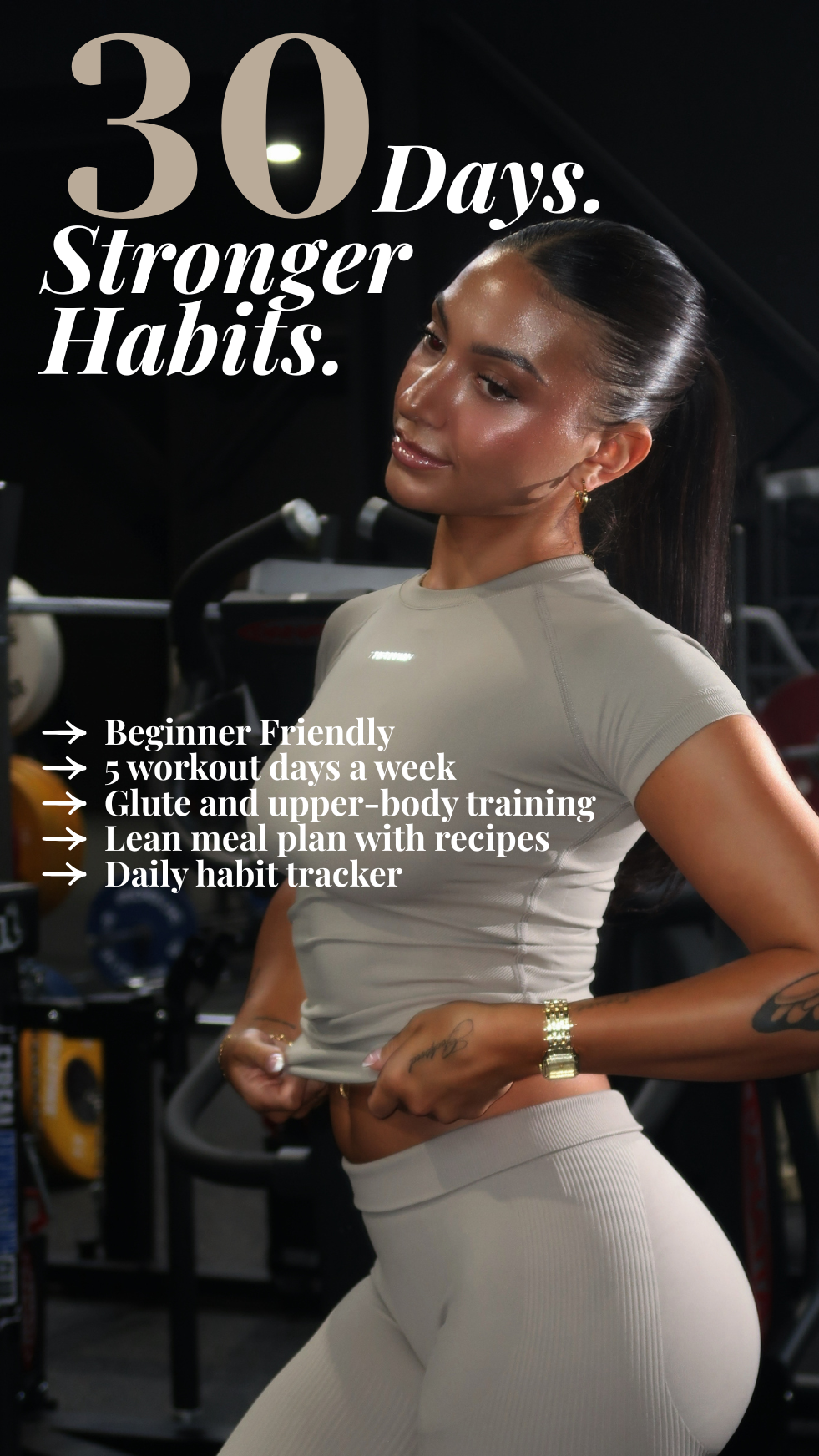 30 Days, Stronger Habits (App + Meal Plan)